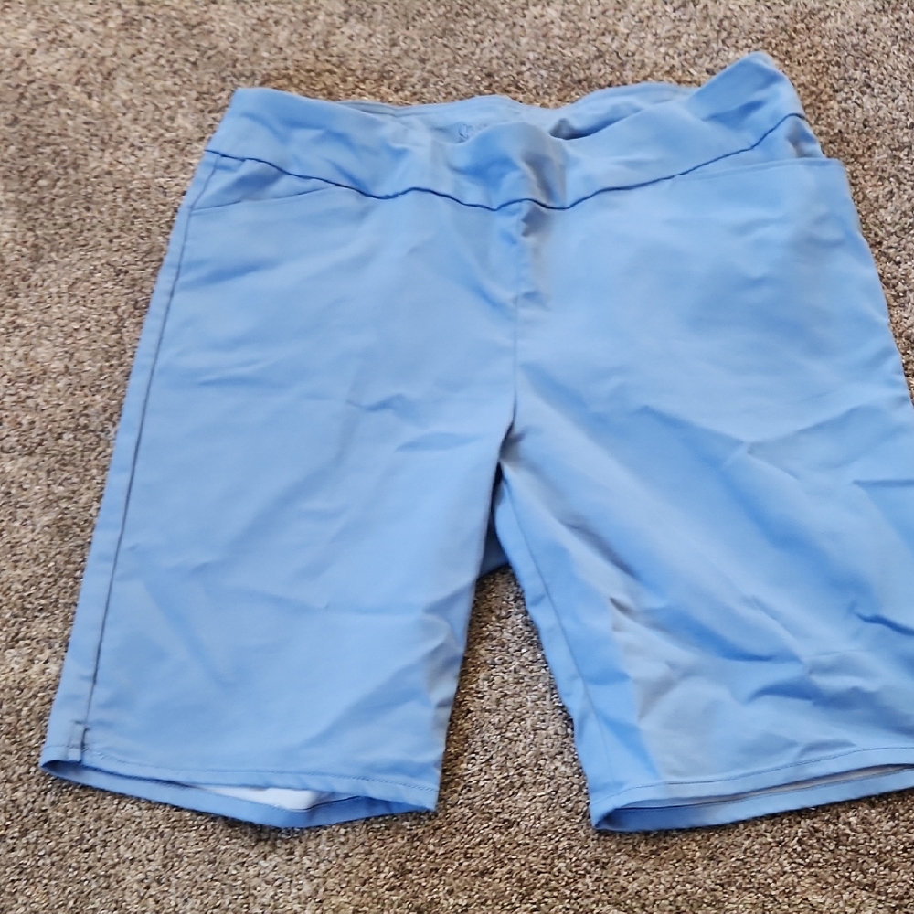 Croft & Barrow Light Blue Bike Shorts